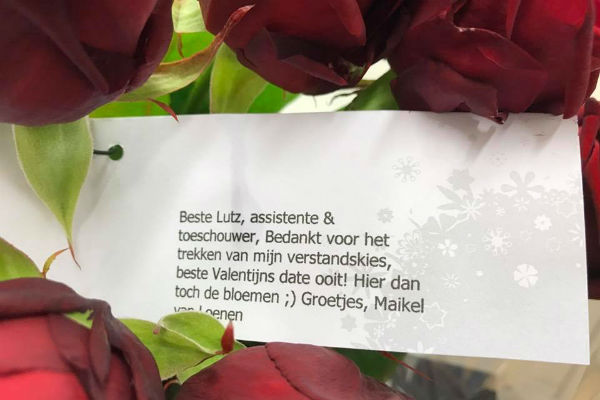 Valentijn voor Lutz